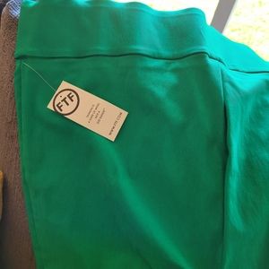 Green Ponte pants